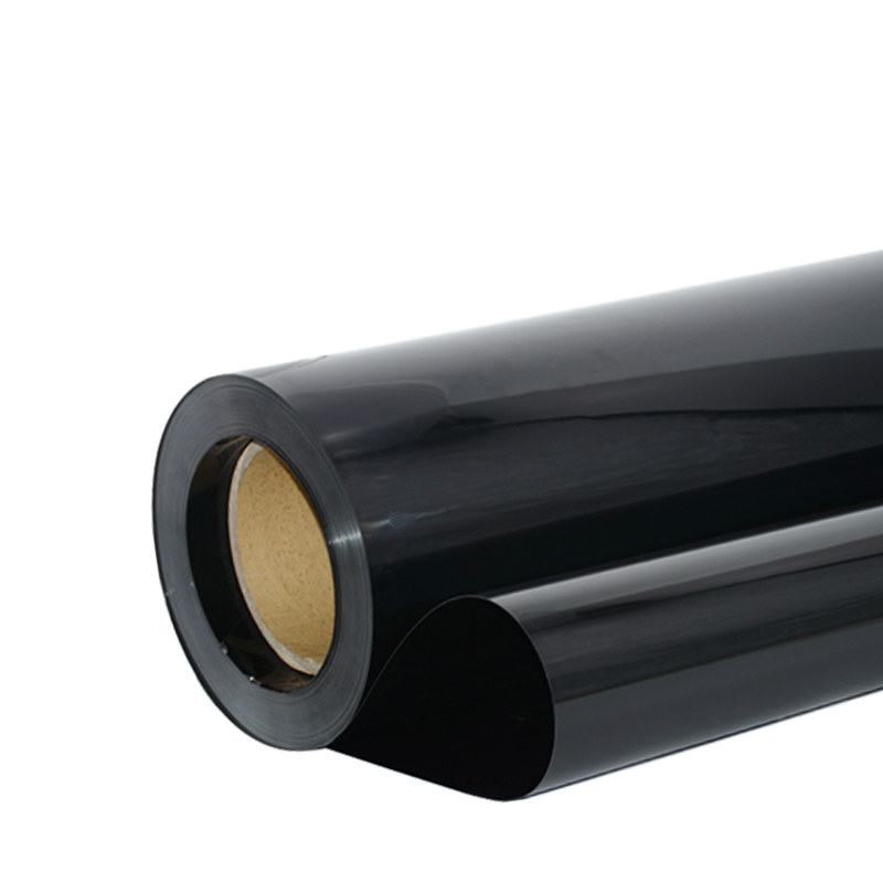 0,15 mm korkea kiiltävä joustava PVC ohut muovilevy musta