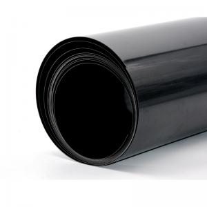 Jäykkä musta korkea iskunkestävä väri-PS-polystyreeni HIPS-muovilevy Joustava 1MM