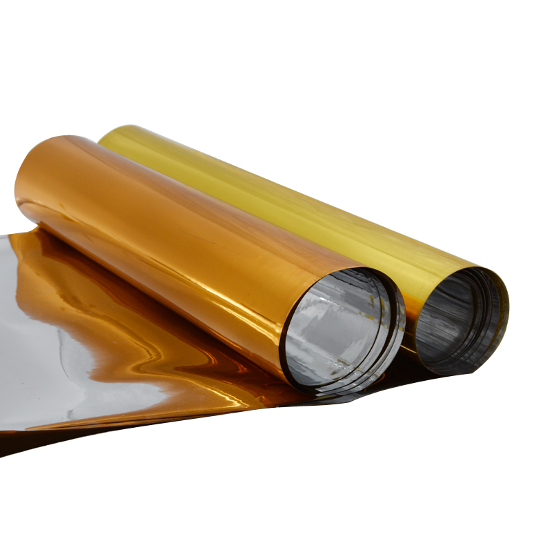 Kiiltävä kulta PVC-hopeamuovilevy 0.6mm