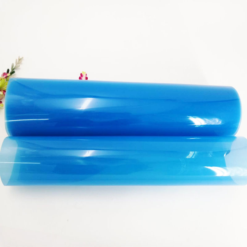 Kuuma myynti 0,5 mm: n värinen läpinäkyvä polyvinyylikloridi-PVC-kalvo tyhjiön muodostamiseen