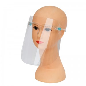 Unisex Winter Polycarbonate Face Shield 2021 Anti-sumu Reuble Face Shields with Glasses Frame