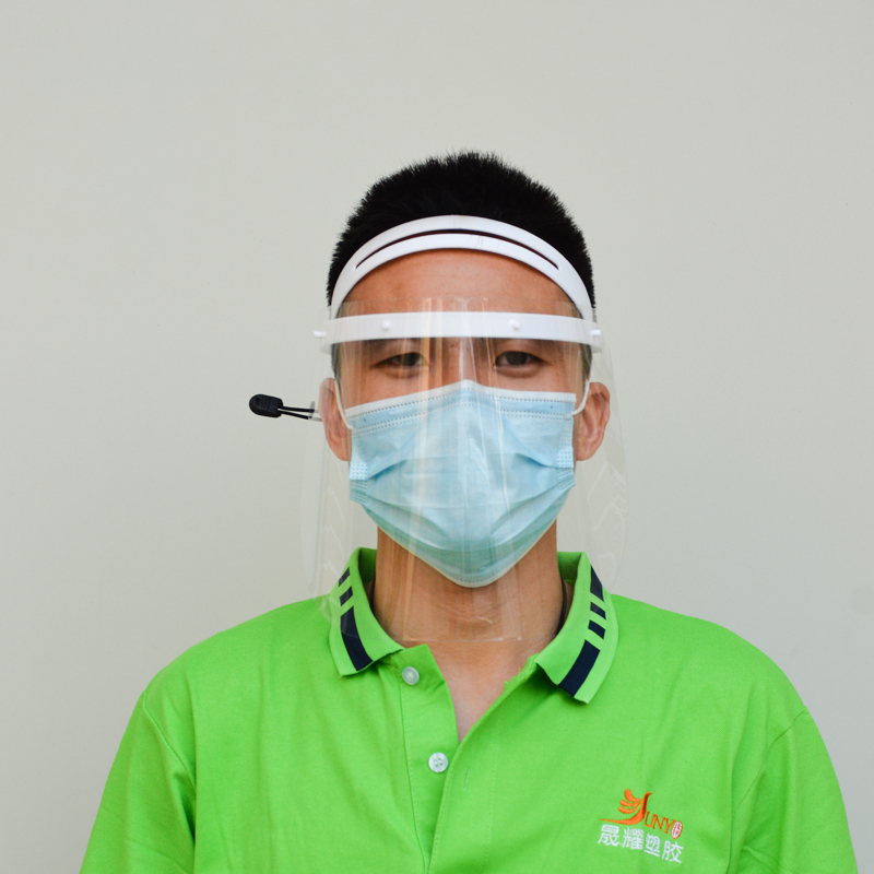 Valmistaja Mukautettavissa oleva sumun varalta suojaava kasvosuojus (Visor Full Face Visor Plastic Visor)